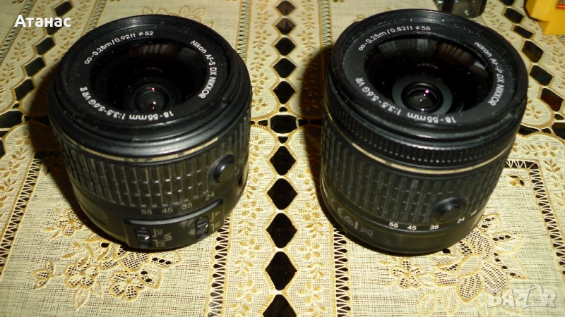 Обективи  NIKON AF-S DX 18-55mm VR - за ремонт за части , снимка 1