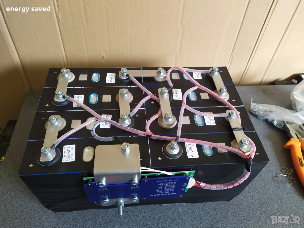 lifepo4 Тягов акумулатор24 волта 110ah 2,8Kw Bluetooth. Безплатна доставка., снимка 1
