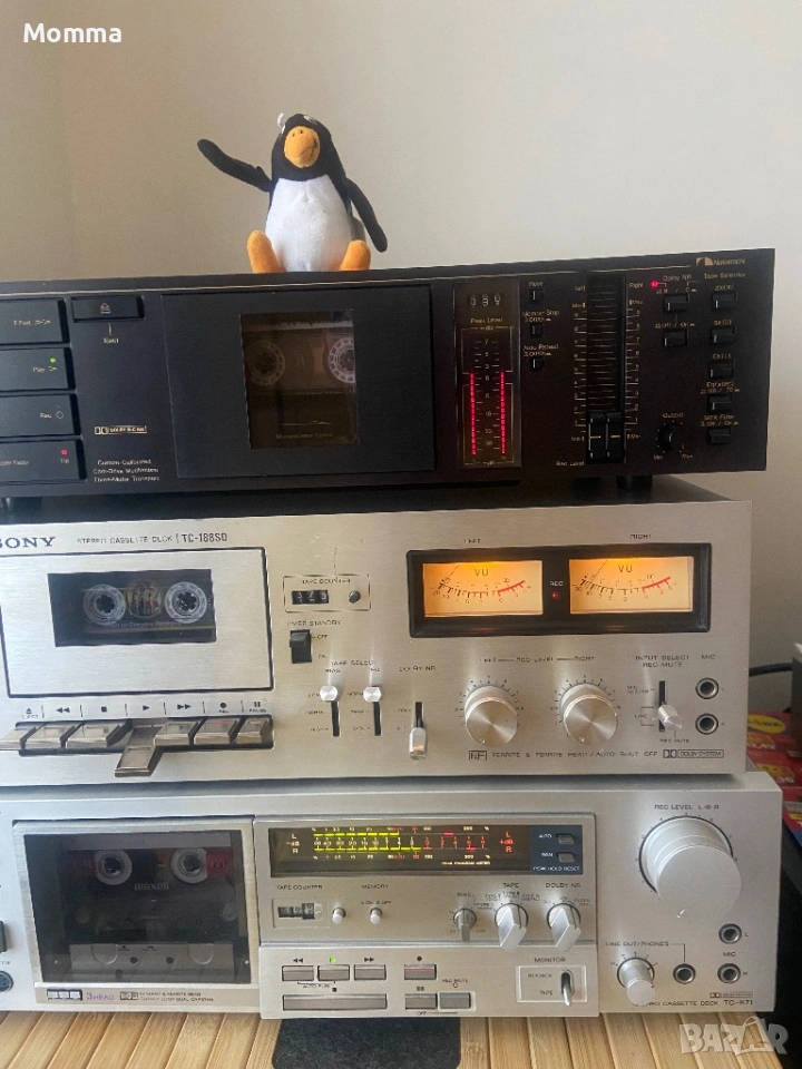 Касетки декове Nakamichi BX125,Sony TC-188SD,Sony TC-K71, снимка 1
