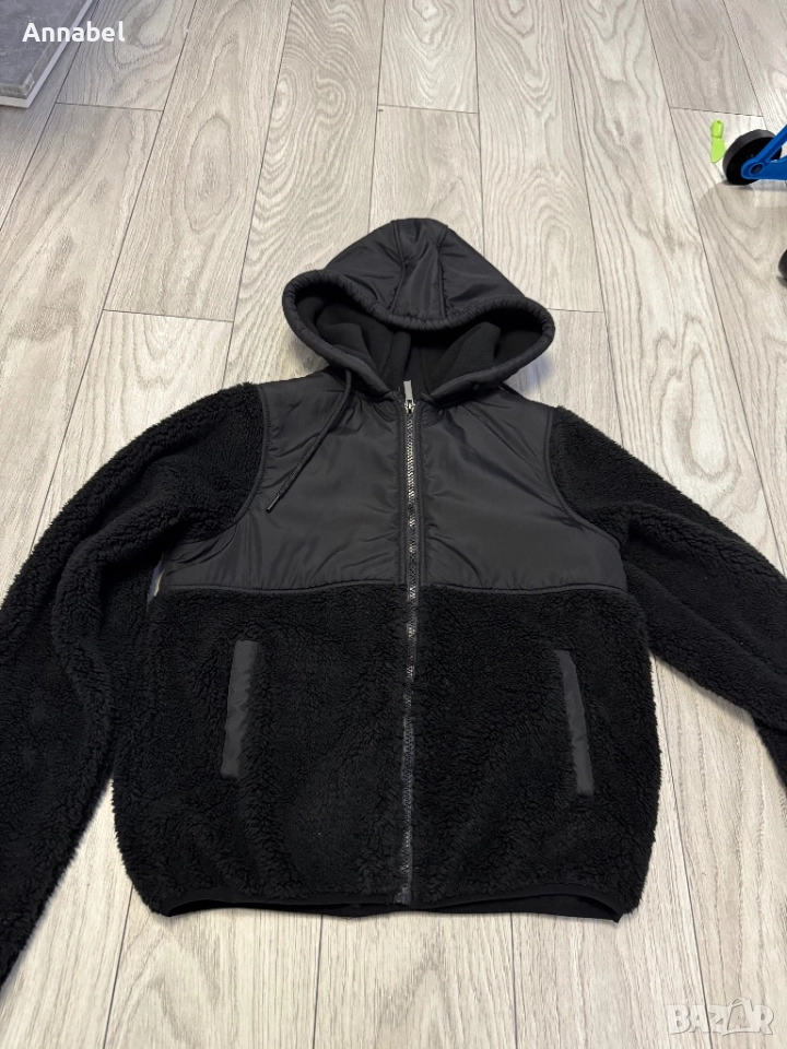 Черно ватирано яке, снимка 1