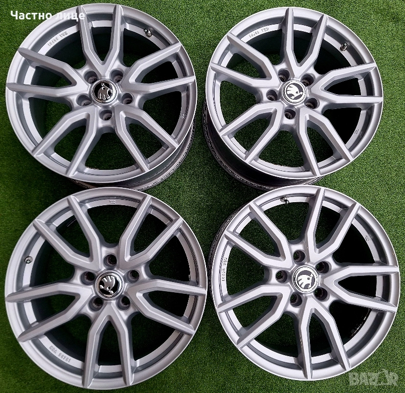 Продавам 4бр 17-ки джанти за Шкода Октавия, Супърб, Карок, Йети, Кодик , снимка 1