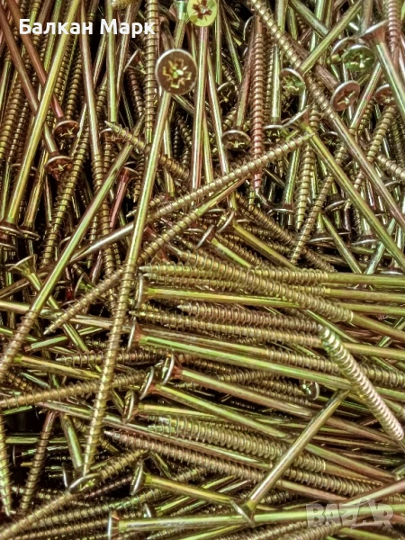 Винтове за дърво, ПДЧ и други – 6х180 мм, непълна резба, кръстати – 50 бр. за 11 лв!, снимка 1