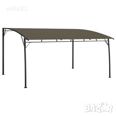 vidaXL Градинска тента сенник, 4x3x2,55 м, таупе（SKU:312255, снимка 1
