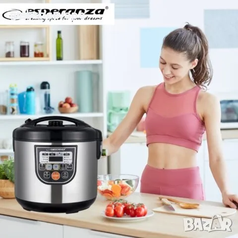 Мултикукър Esperanza - Мощност: 860W, 5 литра, 11 Програми, снимка 1
