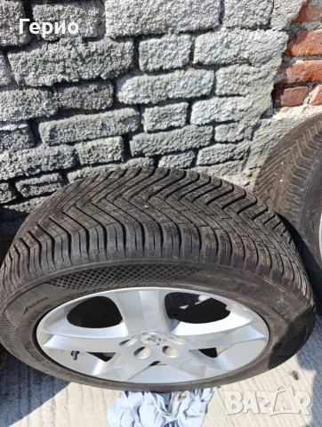 Комплект джанти с гуми за Пежо , снимка 3 - Гуми и джанти - 53902642