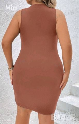 4XL Еластична рокля за едра дама , снимка 3 - Рокли - 45646732