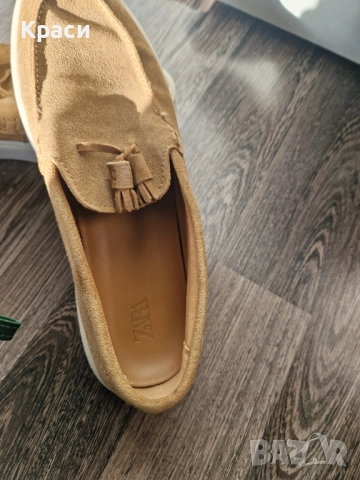 Мъжки мокасини на Zara, снимка 3 - Мокасини - 52965620