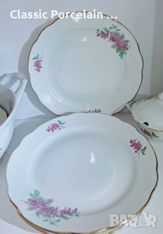 ДУЛЕВО „СИРЕНЬ“ – КОЛЕКЦИОНЕН РУСКИ ПОРЦЕЛАН, снимка 10 - Сервизи - 53097687