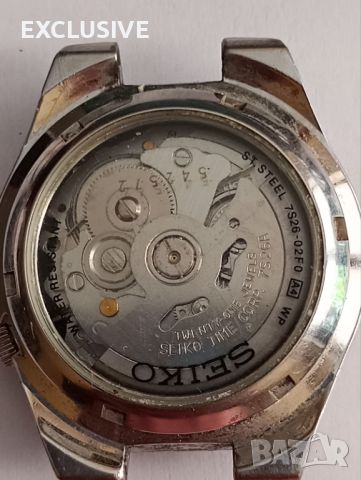 Мъжки японски автоматичен часовник SEIKO 5 21JEWEL 7S26-02F0 A4 WP - 199 лв/ автоматик/без верижка/ , снимка 2 - Мъжки - 46433956