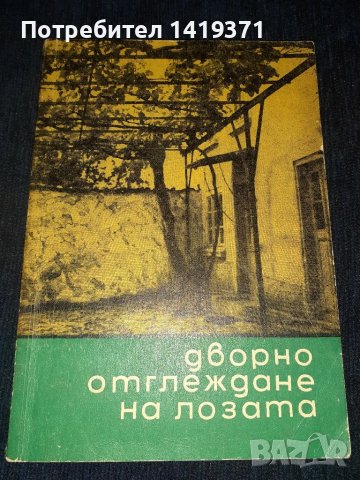 Дворно отглеждане на лозата - Цветан Маринов 1961