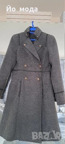 Сиво палто, снимка 3 - Палта, манта - 52105922