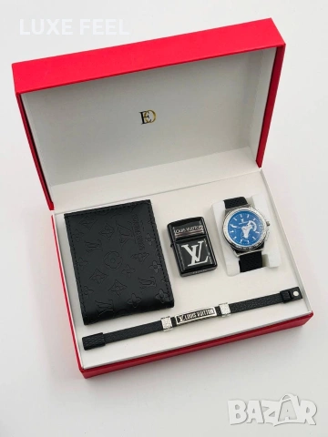 Louis Vuitton 💎Мъжки Памучни Комплекти , снимка 7 - Подаръци за мъже - 53360190