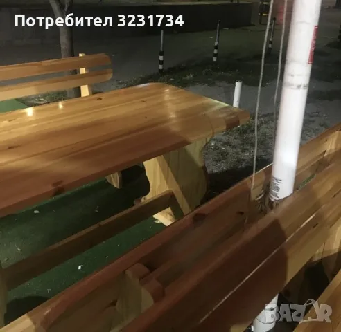 Дървени маси и пейки, снимка 1 - Обзавеждане за заведение - 47951477