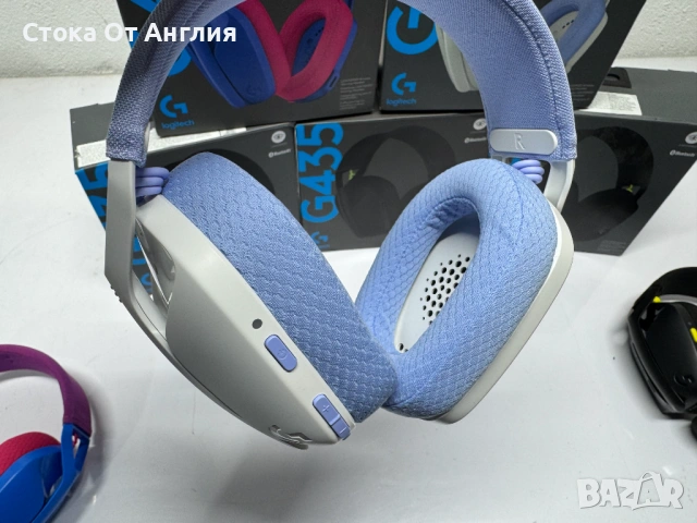 Слушалки Logitech G435 , снимка 5 - Слушалки за компютър - 53824304