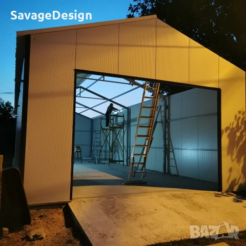 Метални конструкции, къщи и халета от сандвич панели. Най-добри цени!