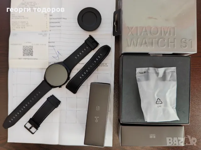 Смарт часовник Xiaomi Watch S1 Black, снимка 3 - Друга електроника - 48011461