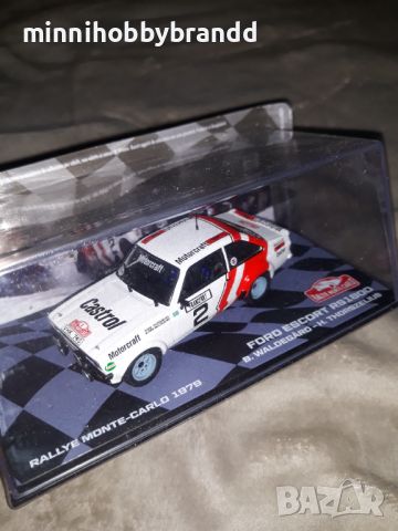 Citroen Saxo 1600 Ford Escort RS1800 Mitsubishi Lancer Evolution 1.43 Eaglemoss Rally Monte-Carlo. , снимка 8 - Колекции - 46523205