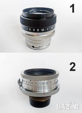 Обективи ГЕЛИОС / ЮПИТЕР-12 - на KIEV/CONTAX RF mount, снимка 4 - Фотоапарати - 54222481