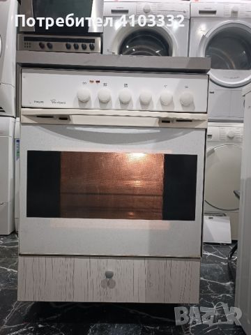 Печка Филипс Уърпул , фурна с вентилатор и 4 керамични котлона , снимка 2 - Печки, фурни - 45824133