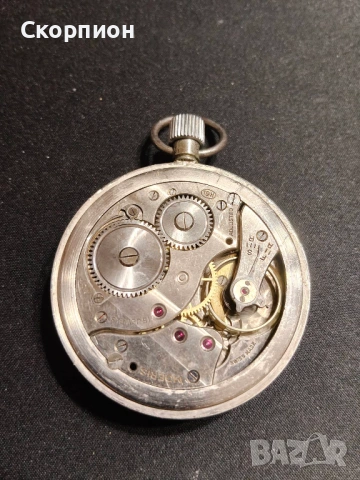 Швейцарски джобен часовник - MOERIS - Военен модел, снимка 15 - Джобни - 48925286