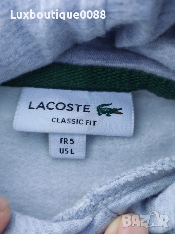 Чисто нов без етикет суичър Lacoste L, снимка 6 - Суичъри - 52158835