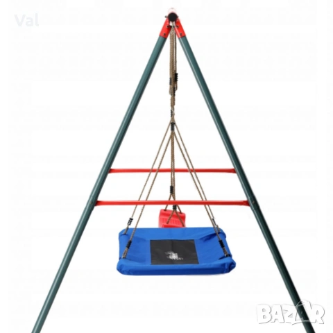 Двойна градинска люлка - класическа и щъркелово гнездо - гарантиран релакс и удоволствие, снимка 8 - Други - 53822373