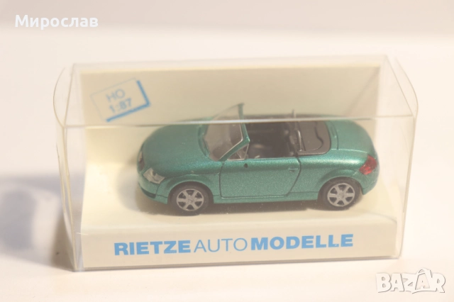 RIETZE 1/87 H0 AUDI TT ИГРАЧКА КОЛИЧКА МОДЕЛ, снимка 2 - Колекции - 52595431