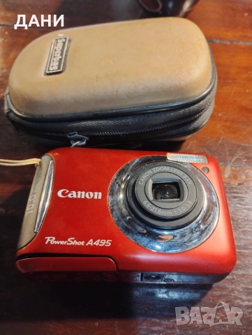 Компактен дигитален фотоапарат Canon PowerShot A495 с калъф, снимка 8 - Фотоапарати - 53398858