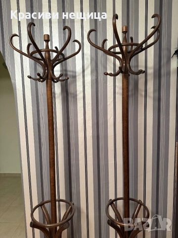 Чифт Виенски закачалки ,,Тонет,,, снимка 2 - Антикварни и старинни предмети - 53057701