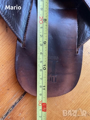 N nera collezione мъжки кожени чехли 43, снимка 6 - Мъжки чехли - 50738986