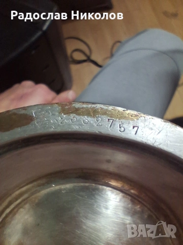 Antique Christofle Champagne Cooler, Silver Plated, 1913 Monogram., снимка 3 - Други - 51970014