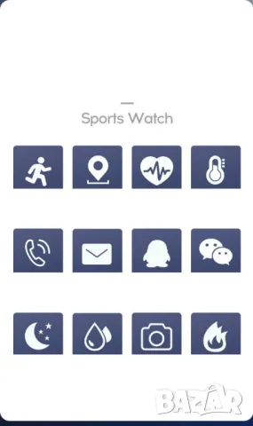 Водоустойчив смарт часовник 116 Plus с голям екран и висока издръжливост , снимка 3 - Смарт часовници - 50381301