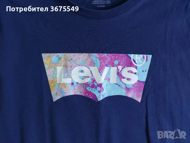 Нова Levis тениска - размер XL, снимка 4 - Тениски - 49974660