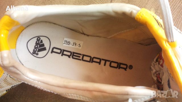 Adidas PREDATOR Football Leather Boots Размер EUR 43 1/3 / UK 9 бутонки естествена кожа 199-14-S, снимка 16 - Спортни обувки - 46525009