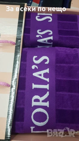 Victoria's Secret Луксозни Хавлии - 2бр. в кутия - Налични Различни Цветове Код E694, снимка 5 - Хавлиени кърпи - 51150279