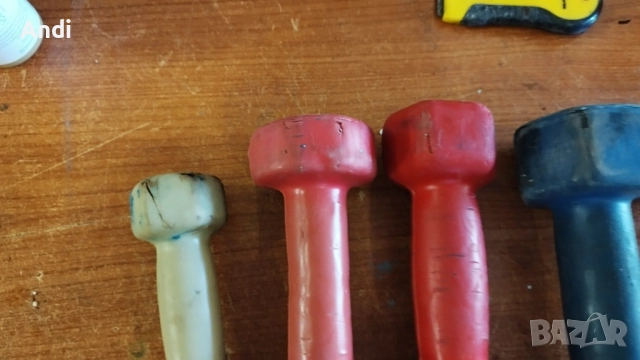 Гирички по 1кг, 2кг, 3кг - фитнес дъмбели, снимка 8 - Фитнес уреди - 52395045