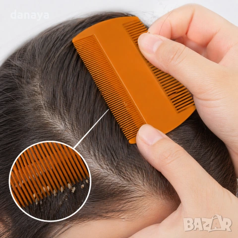 6334 Двоен гребен против въшки и гниди