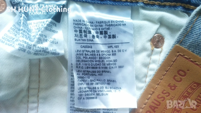 Levi's Mens Original Short Jeans Размер 33 / M оригинални мъжки къси панталони 42-68, снимка 11 - Къси панталони - 53308430