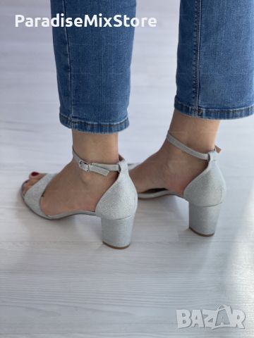Стъпка в Стила: Стилни дамски сандали с ток за модерна жена , снимка 6 - Дамски елегантни обувки - 45495551