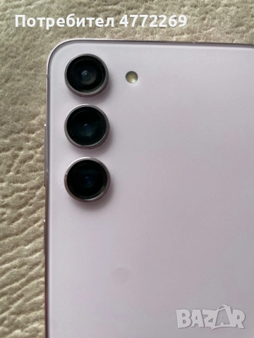  Samsung Galaxy S23 Plus 512GB – като нов + оригинален кожен калъф + кутия