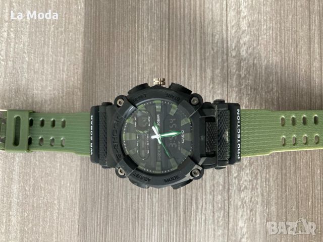 Часовник Casio G-Shock зелен реплика, снимка 3 - Мъжки - 45943484