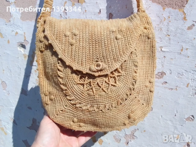 Плетена дамска чанта , снимка 5 - Чанти - 50530745