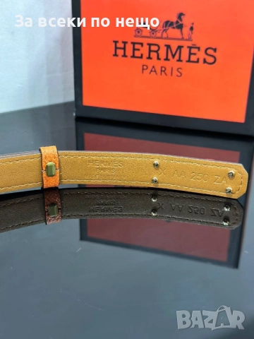Hermes Унисекс Колан Естествена Кожа🔝Мъжки Колан Хермес🔝Дамски Колан Хермес - 7 Цвята Код E1101, снимка 4 - Колани - 52487492