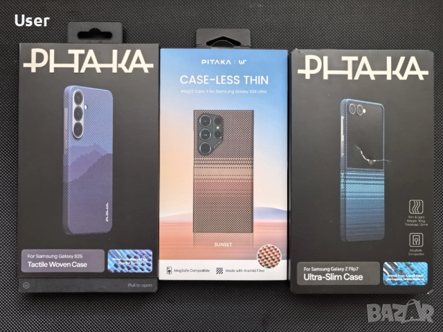 PITAKA Samsung S25,S24 Ultra , Flip 7 и S22 серии Нови кейсове