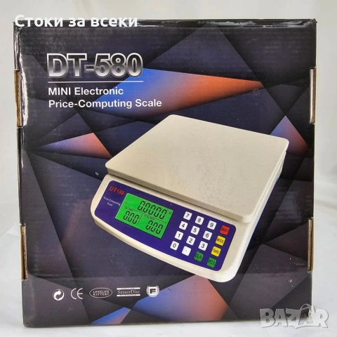 Мини електрическа везна 30 кг DT-580, снимка 2 - Електронни везни - 53309303