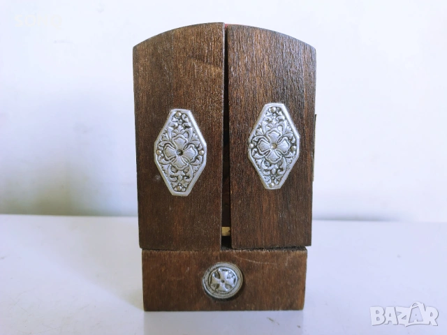 Триптих,Икона, снимка 6 - Антикварни и старинни предмети - 53668947