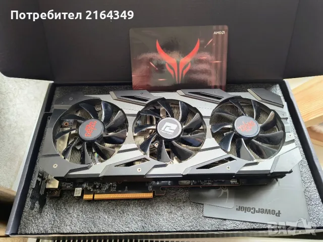 ПРОМО! Геймърска видео карта Red Devil RX 5700XT 8GB GDDR6 , снимка 2 - Видеокарти - 48766934