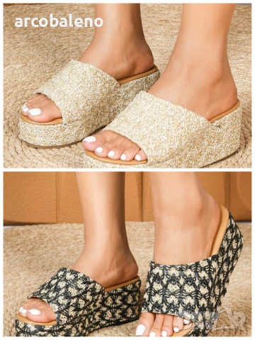 Дамски сандали на платформа, 2цвята 