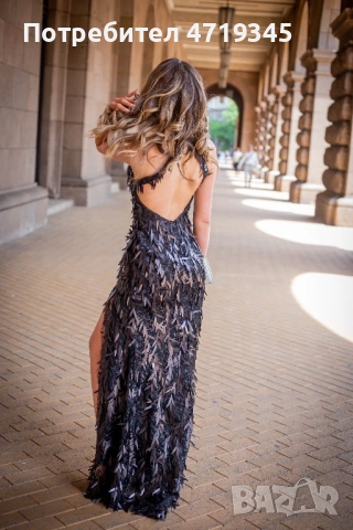 Бална черна рокля, снимка 4 - Рокли - 53913642