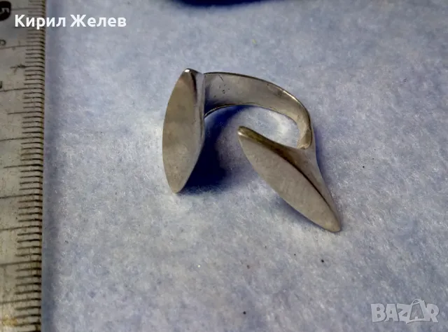 СЕЗГИН - ШАРМАНТЕН БУТИКОВ ФЕШЪН АРТ ОТВОРЕН МОДЕЛ СРЕБЪРЕН ПРЪСТЕН СРЕБРО 925 SEZGIN 49112, снимка 11 - Пръстени - 50192859